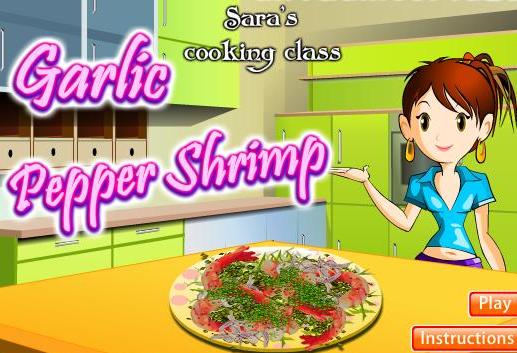 cooking garlic pepper shrimp recipe online